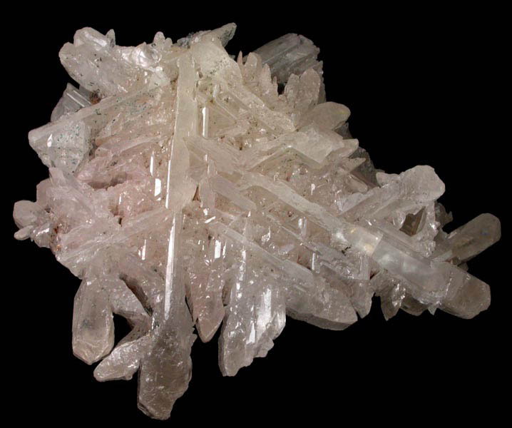 Cerussite (complexly-twinned reticulated formation) from Tsumeb Mine, Otavi-Bergland District, Oshikoto, Namibia