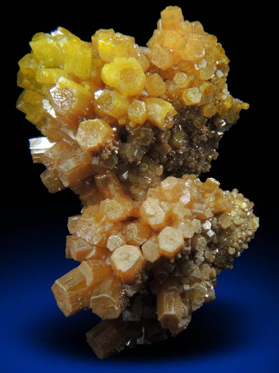 Pyromorphite from Bunker Hill Mine, 17-23 Floors, 9th Level, Jersey Vein, Coeur d'Alene District, Shoshone County, Idaho