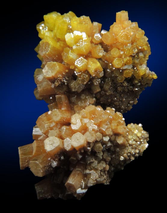 Pyromorphite from Bunker Hill Mine, 17-23 Floors, 9th Level, Jersey Vein, Coeur d'Alene District, Shoshone County, Idaho