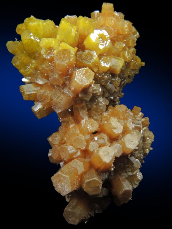 Pyromorphite from Bunker Hill Mine, 17-23 Floors, 9th Level, Jersey Vein, Coeur d'Alene District, Shoshone County, Idaho