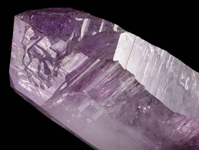 Quartz var. Amethyst Quartz with Hematite inclusions from Piedra Parada, near Las Vigas, Tatatila, Veracruz, Mexico