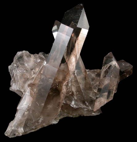 Quartz var. Smoky Quartz from Sierra Blanca, White Mountain Wilderness, Lincoln County, New Mexico