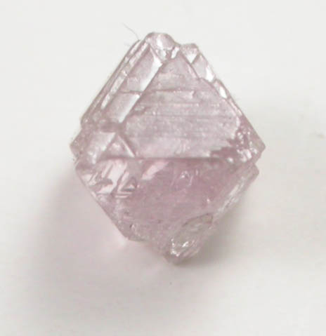 Diamond (0.21 carat pale pink-gray octahedral crystal) from Argyle Mine, Kimberley, Western Australia, Australia