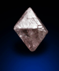 Diamond (0.21 carat pale pink-brown octahedral crystal) from Argyle Mine, Kimberley, Western Australia, Australia