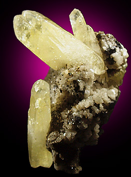 Calcite on Galena from Sweetwater Mine, Viburnum Trend, Reynolds County, Missouri