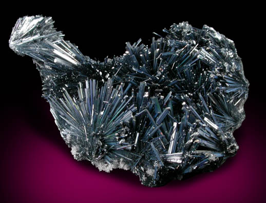 Stibnite from Baia Sprie (Felsbnya), Maramures, Romania