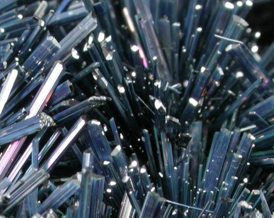 Stibnite from Baia Sprie (Felsbnya), Maramures, Romania