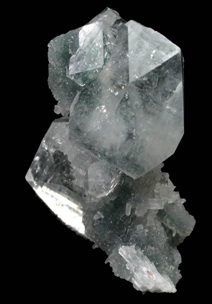 Apophyllite on Quartz from Pune District, Maharashtra, India