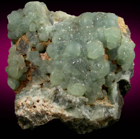 Prehnite from Riker Hill, Livingston, Essex County, New Jersey