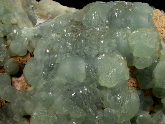 Prehnite from Riker Hill, Livingston, Essex County, New Jersey