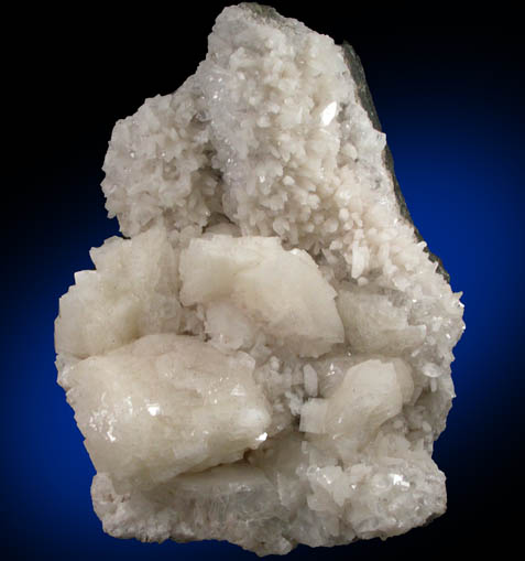 Heulandite with Albite on Quartz from Prospect Park Quarry, Prospect Park, Passaic County, New Jersey