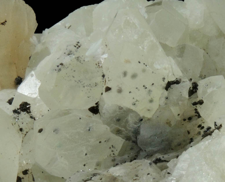 Datolite, Apophyllite, Stilbite, Laumontite, Chamosite from Prospect Park Quarry, Prospect Park, Passaic County, New Jersey