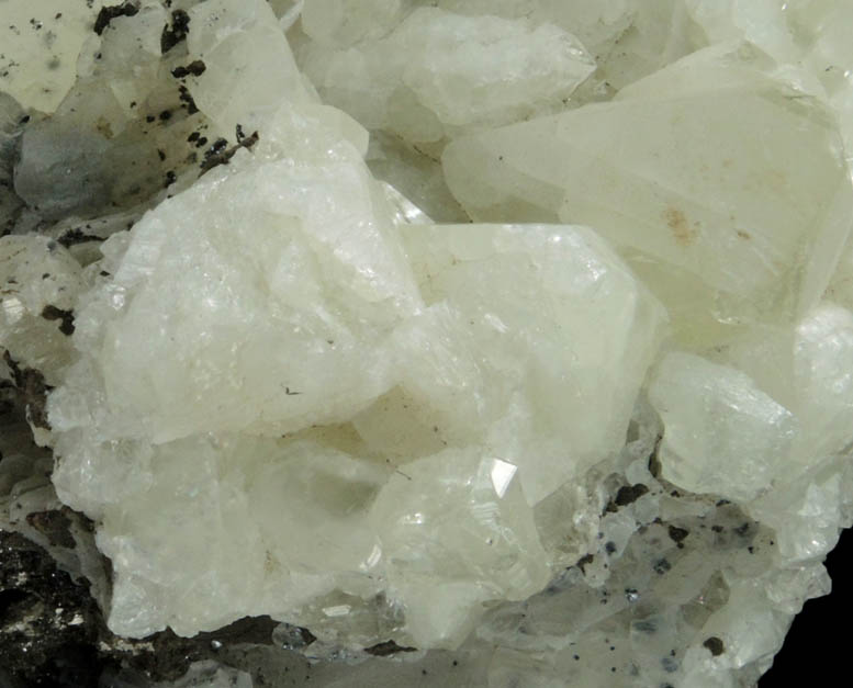 Datolite, Apophyllite, Stilbite, Laumontite, Chamosite from Prospect Park Quarry, Prospect Park, Passaic County, New Jersey