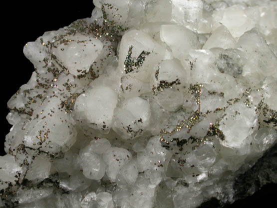 Calcite with Pyrite from Upper New Street Quarry, Paterson, Passaic County, New Jersey