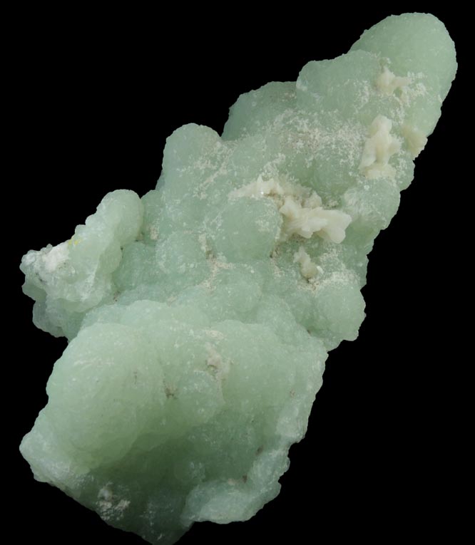 Prehnite pseudomorphs after Anhydrite with minor Calcite from Upper New Street Quarry, Paterson, Passaic County, New Jersey