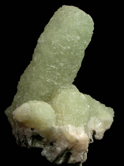 Prehnite pseudomorph after Anhydrite from Prospect Park Quarry, Prospect Park, Passaic County, New Jersey