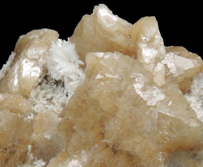 Heulandite, Laumontite, Calcite, Datolite from Prospect Park Quarry, Prospect Park, Passaic County, New Jersey