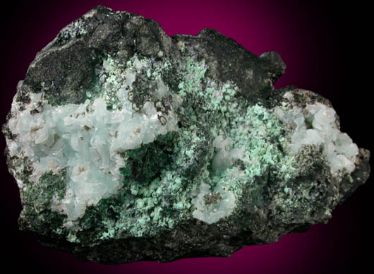 Smithsonite with Rosasite from Tsumeb Mine, Otavi-Bergland District, Oshikoto, Namibia