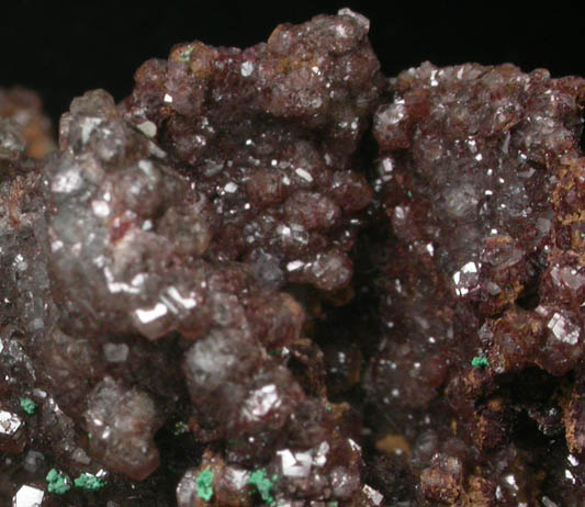 Willemite with Mimetite and Malachite from Tsumeb Mine, Otavi-Bergland District, Oshikoto, Namibia