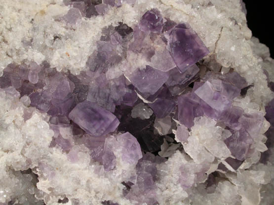 Fluorite on Quartz from Berbes District, Ribadesella, Asturias, Spain