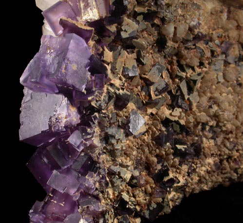 Fluorite on Quartz from Berbes District, Ribadesella, Asturias, Spain