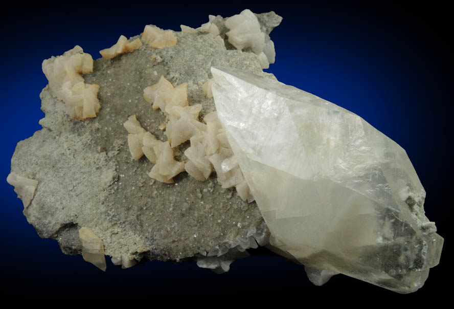 Calcite with Dolomite from Moscona Mine, Solis, Villabona District, Asturias, Spain