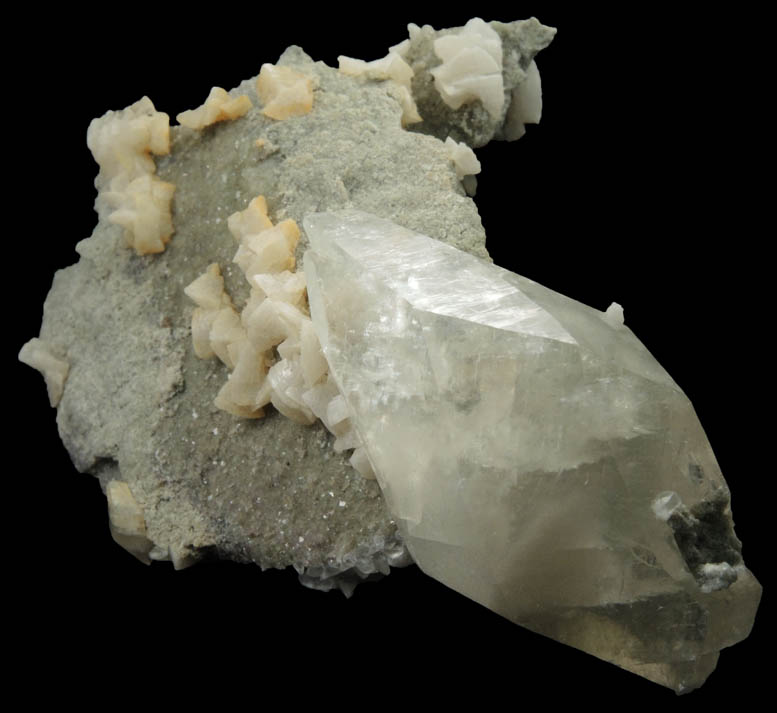 Calcite with Dolomite from Moscona Mine, Solis, Villabona District, Asturias, Spain