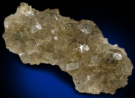 Fluorite with sulfide inclusions from Moscona Mine, Solis, Villabona District, Asturias, Spain