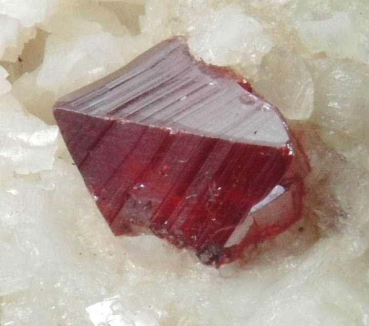 Cinnabar on Dolomite from Fenghuang, Xiangxi, Hunan, China