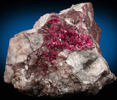 Roselite with Calcite from Bou Azzer District, Anti-Atlas Mountains, Tazenakht, Ouarzazate, Morocco