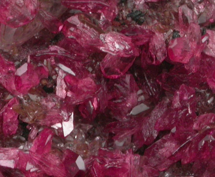 Roselite with Calcite from Bou Azzer District, Anti-Atlas Mountains, Tazenakht, Ouarzazate, Morocco