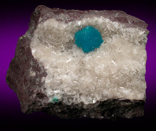 Cavansite with Stilbite-Ca from Wagholi Quarry, Maharashtra, India