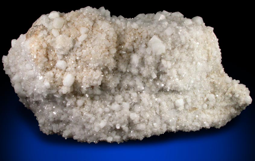 Harmotome (twinned crystals) on Calcite from Clashgorm Mine, Strontian, North West Highlands, Scotland