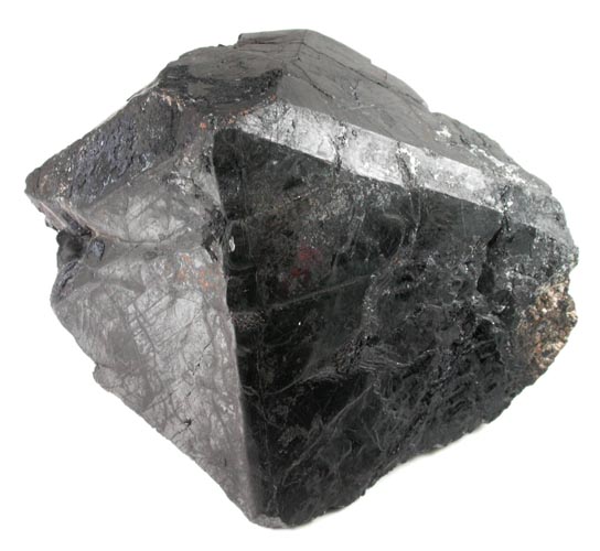 Franklinite (modified octahedral form) from Franklin Mine, Sussex County, New Jersey (Type Locality for Franklinite)