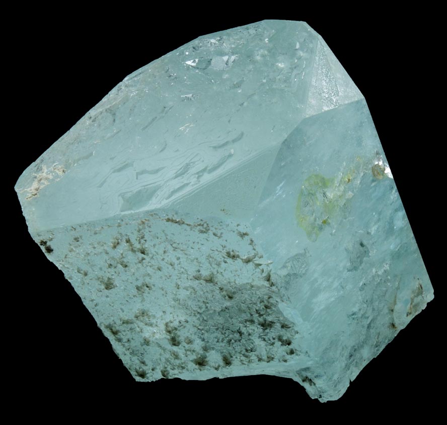 Beryl var. Aquamarine Crystal with minor Muscovite from Shigar Valley, Skardu District, Gilgit District, Gilgit-Baltistan, Pakistan