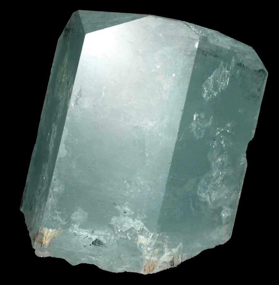 Beryl var. Aquamarine Crystal with minor Muscovite from Shigar Valley, Skardu District, Gilgit District, Gilgit-Baltistan, Pakistan