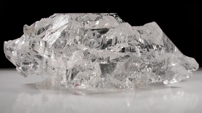 Quartz (complexly etched crystal) from Tormiq area, northwest of Skardu, Haramosh Mountains, Baltistan, Gilgit-Baltistan, Pakistan