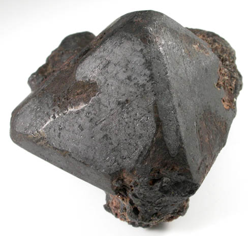 Franklinite (modified octahedral form) from Sterling Mine, Mud Zone, Ogdensburg, Sterling Hill, Sussex County, New Jersey (Type Locality for Franklinite)