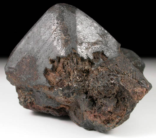 Franklinite (modified octahedral form) from Sterling Mine, Mud Zone, Ogdensburg, Sterling Hill, Sussex County, New Jersey (Type Locality for Franklinite)