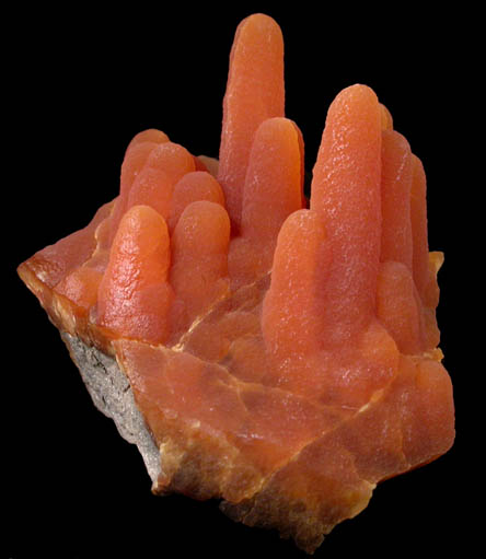 Calcite (stalactitic) from Bud Ehrle Locality, near Miles City, Carter County, Montana