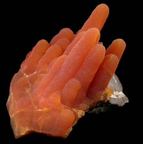 Calcite (stalactitic) from Bud Ehrle Locality, near Miles City, Carter County, Montana