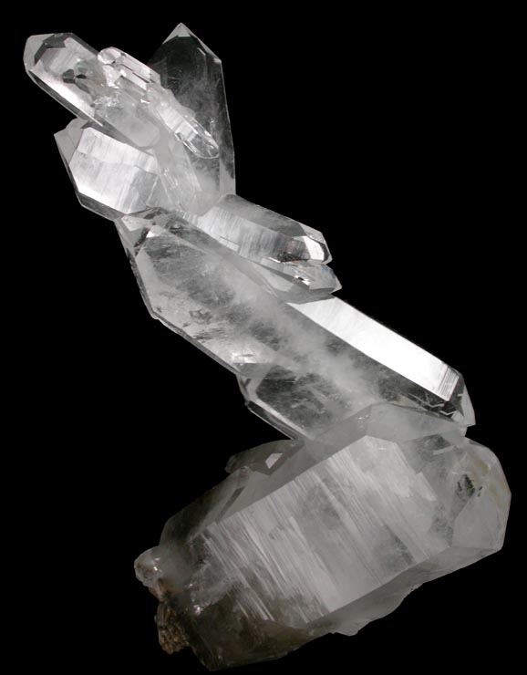 Quartz var. Faden-habit from Dera Ismail Khan District, Waziristan, Pakistan