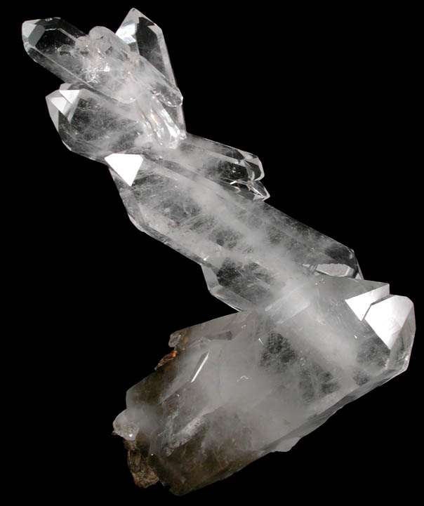 Quartz var. Faden-habit from Dera Ismail Khan District, Waziristan, Pakistan