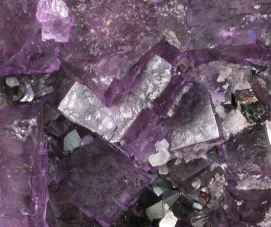 Fluorite with Sphalerite from Mahoning Mine, Cave-in-Rock District, Hardin County, Illinois