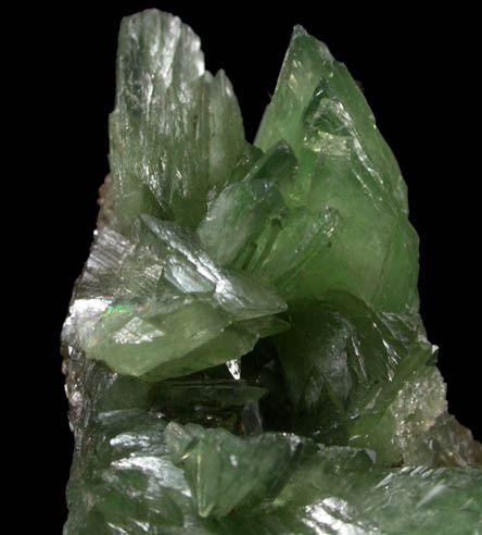Ludlamite with Pyrite from Huanuni Mine, Dalence Province, Oruro Department, Bolivia