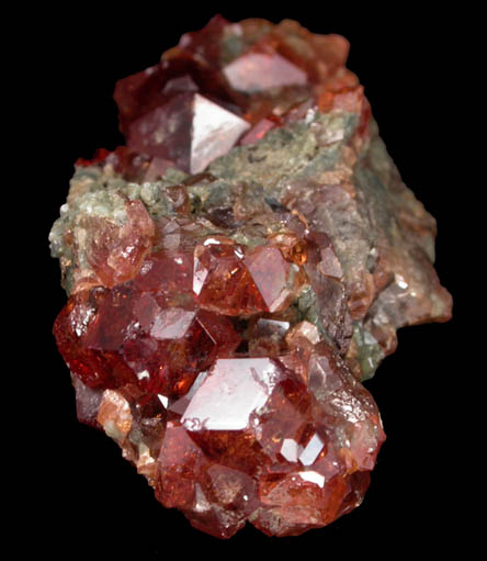 Grossular Garnet with Diopside from Belvidere Mountain Quarries, Lowell (commonly called Eden Mills), Orleans County, Vermont