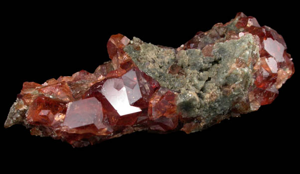 Grossular Garnet with Diopside from Belvidere Mountain Quarries, Lowell (commonly called Eden Mills), Orleans County, Vermont