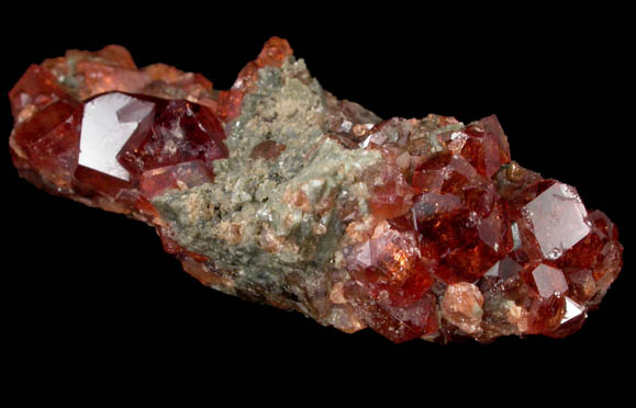 Grossular Garnet with Diopside from Belvidere Mountain Quarries, Lowell (commonly called Eden Mills), Orleans County, Vermont
