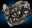 Cassiterite on Quartz from Centro Minero Viloco, 5.5 km NE of Araca, Loyza Province, La Paz Department, Bolivia