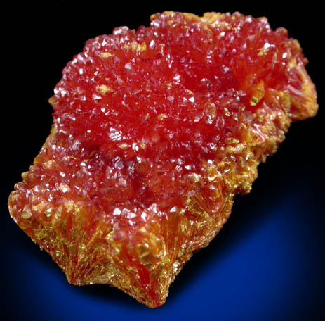 Orpiment from El'brusskiy Mine, 35 km NE of Mount Elbrus, Kabardino-Balkarian Republic, Russia